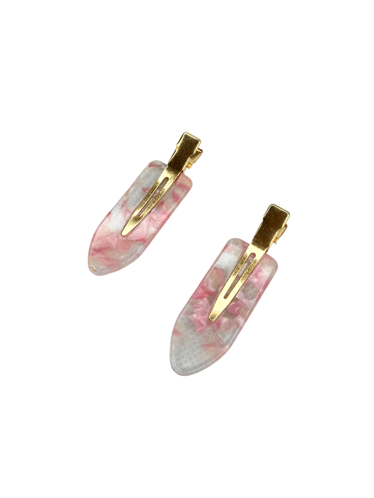 CUSTOM BOUTON DE ROSE HAIR PINS