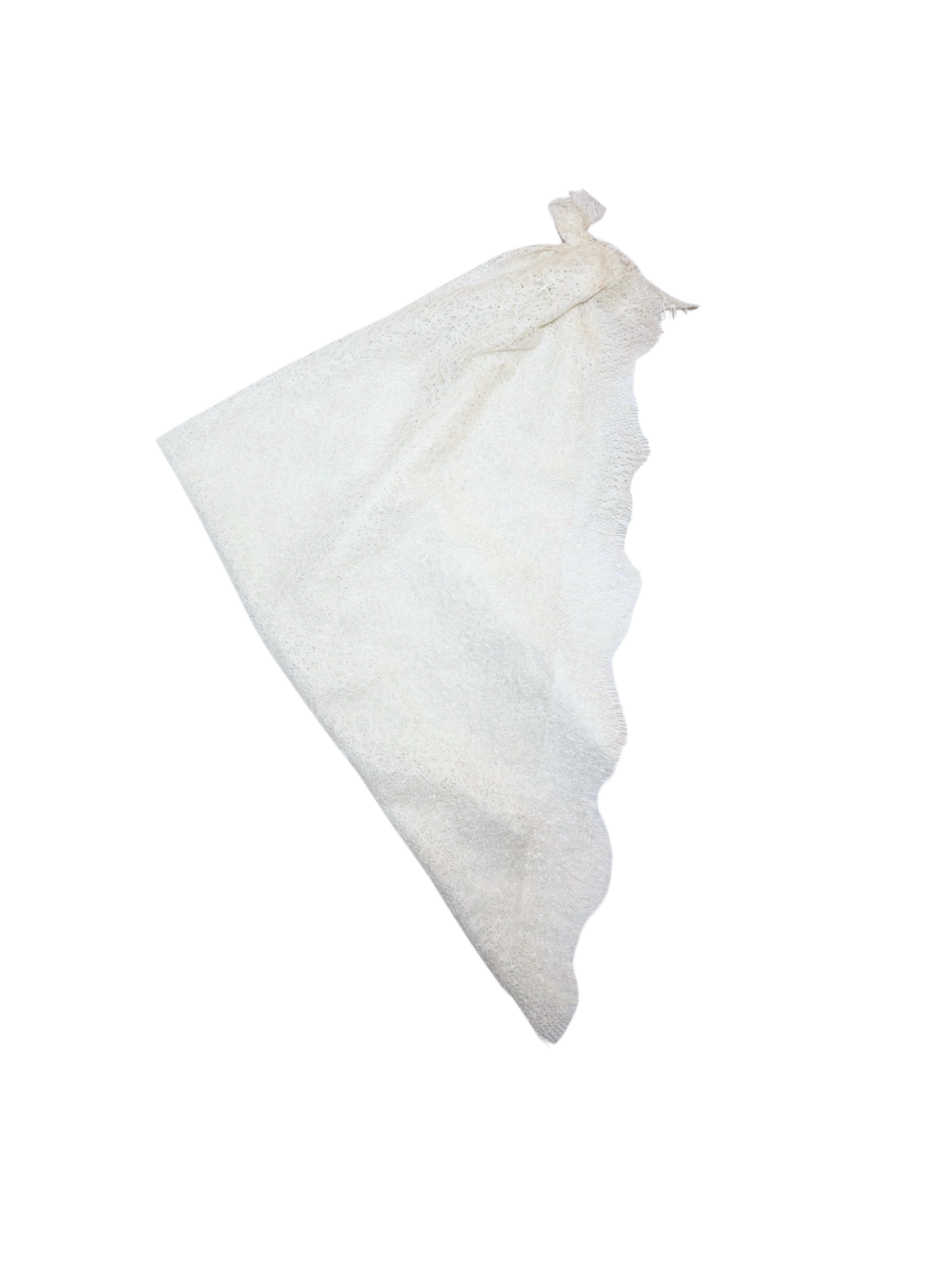 HANDMADE POINTE DE DENTELLE ROUÉ HEADSCARF