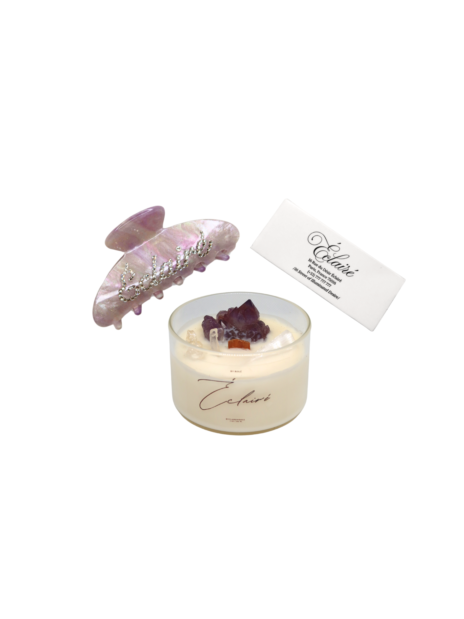 The ÉCLAT DE PASSION CRYSTAL candle bundle