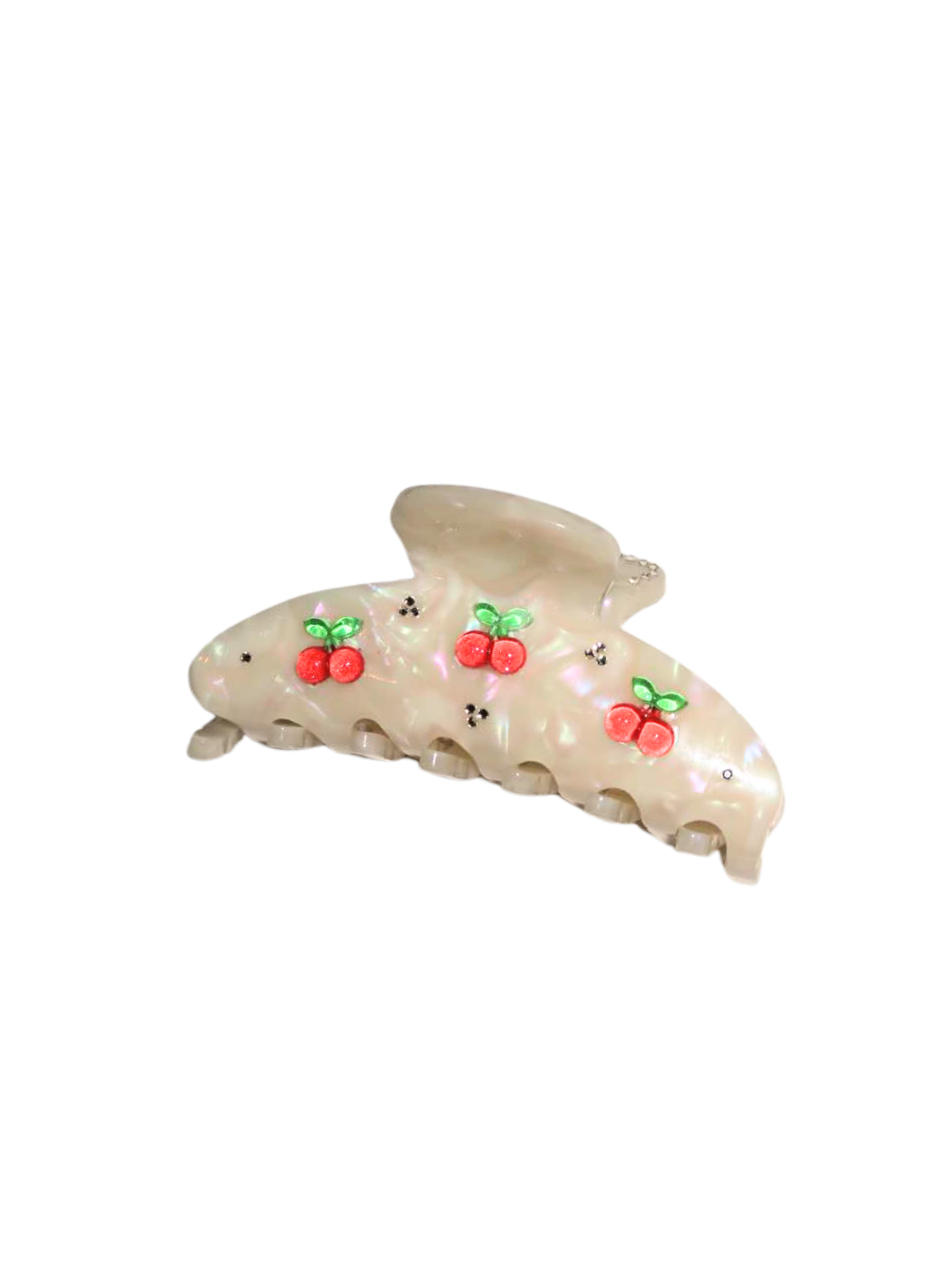 CUSTOM BIG GLAZED CHERRY CRÉME CLIP