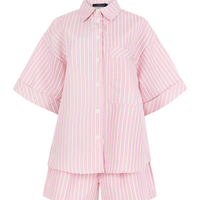 PINK STRIPED SET