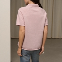 Blush Wool Polo