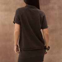 Mocha Wool Polo