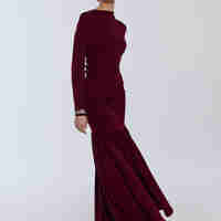 BORDEAUX MAXI DRESS
