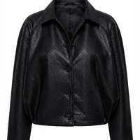 SIENA WOVEN LEATHER JACKET