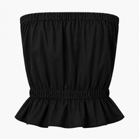 CARGO TOP IN BLACK