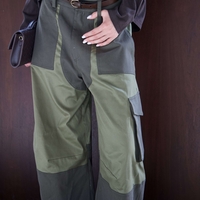 TWO-TONE CARGO PANTS