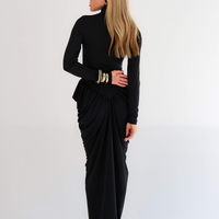 BLACK MAXI DRESS