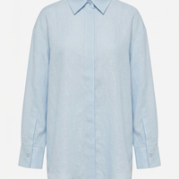 LIGHT BLUE LINEN SHIRT