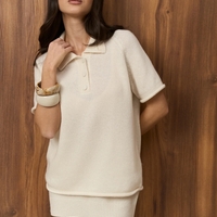 Ivory Wool Polo