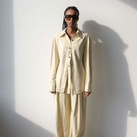 YELLOW PINSTRIPE CO-ORD