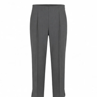 GREY TAILORED CAPRI PANTS