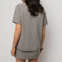 WOOL T-SHIRT WITH COLLAR