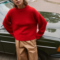 RED WOOL SWEATER