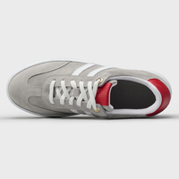PLATFORM SNEAKERS – GREY & RED