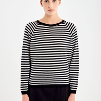 STRIPED CREW NECK