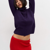 VIOLET PURPLE KNIT CARDIGAN