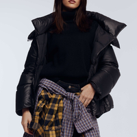 BLACK JACKET WITH COLLAR