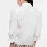 BOW DETAIL PUFF SLEEVE BLOUSE
