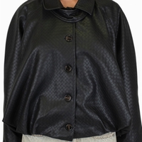 SIENA WOVEN LEATHER JACKET