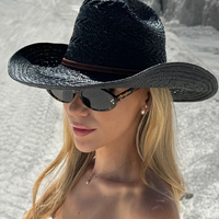 COMA CO | POLA COWBOY HAT | BLACK