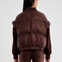 BOMBER JACKET WITH CLOTH SLEEVES