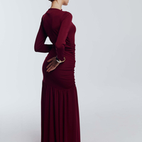 BORDEAUX MAXI DRESS