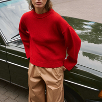 RED WOOL SWEATER