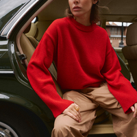 RED WOOL SWEATER