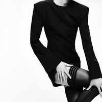 NOIR SCULPT DRESS