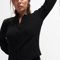 NOLA BLACK WOOL CARDIGAN