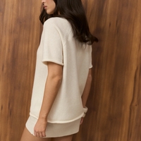 Ivory Wool Polo