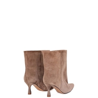 TAUPE SUEDE ANKLE BOOTS