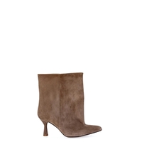 TAUPE SUEDE ANKLE BOOTS