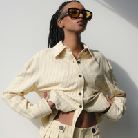 YELLOW PINSTRIPE CO-ORD