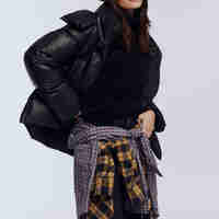 BLACK JACKET WITH COLLAR