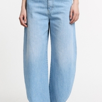 WIDE LEG SPLIT HEM JEANS