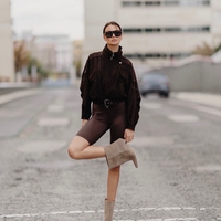 TAUPE SUEDE ANKLE BOOTS