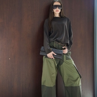 TWO-TONE CARGO PANTS
