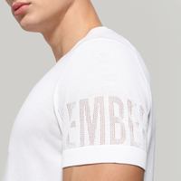 МЪЖКИ ТЕНИСКА С МРЕЖЕСТО ЛОГО BIKKEMBERGS