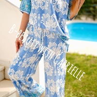 Дамски комплект „Boho“-Синьо