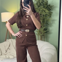 Дамски сет Royal Touch-кафяво