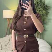 Дамски сет Royal Touch-кафяво