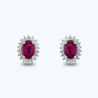 3.58 ct  Set with rubies and diamonds