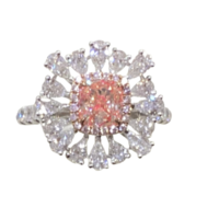 2.37 ct Pink diamond ring