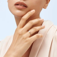 0.80 к Пръстен овал с диамант