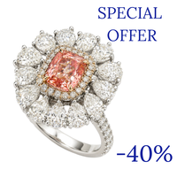 2.37 ct Pink diamond ring