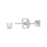 1.01 k Diamond earrings in white gold