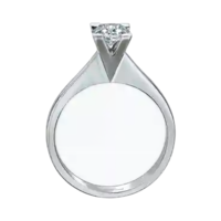 Кольцо с инвестиционным бриллиантом 1,00 карата