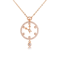 Колие розово позлатяване часовник | Колекция Rose Gold